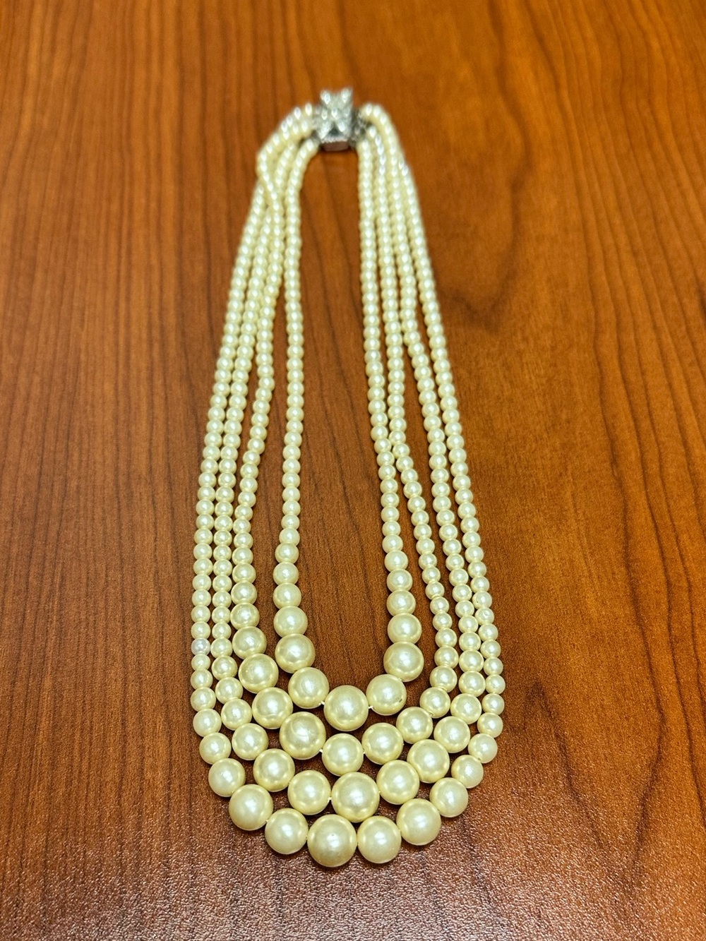 Vintage Multi-Strand Pearl Necklace
